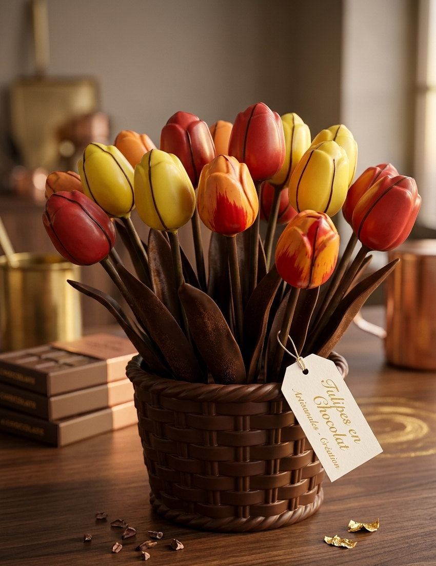 Tulipes Praliné 36g
