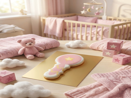 Coffret biscuits " c'est une fille "
