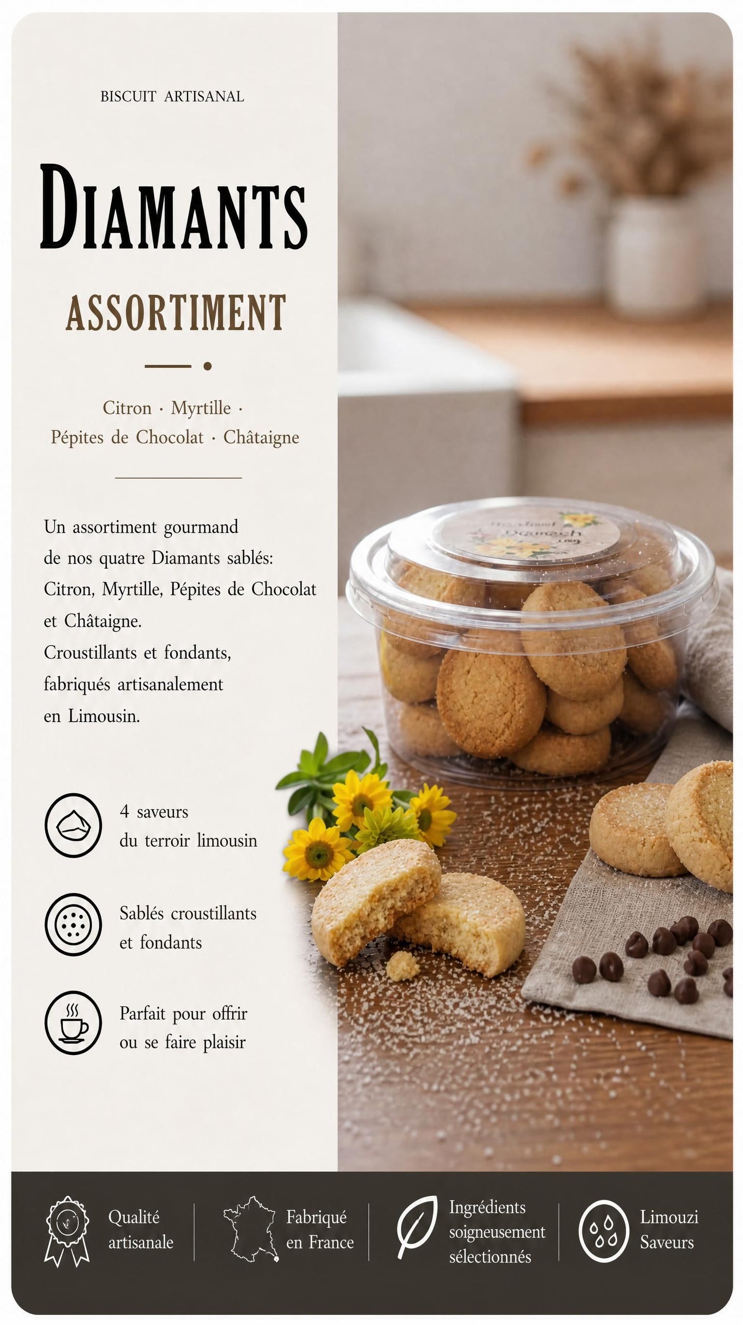 Coffret Assortiment Diamants 150G