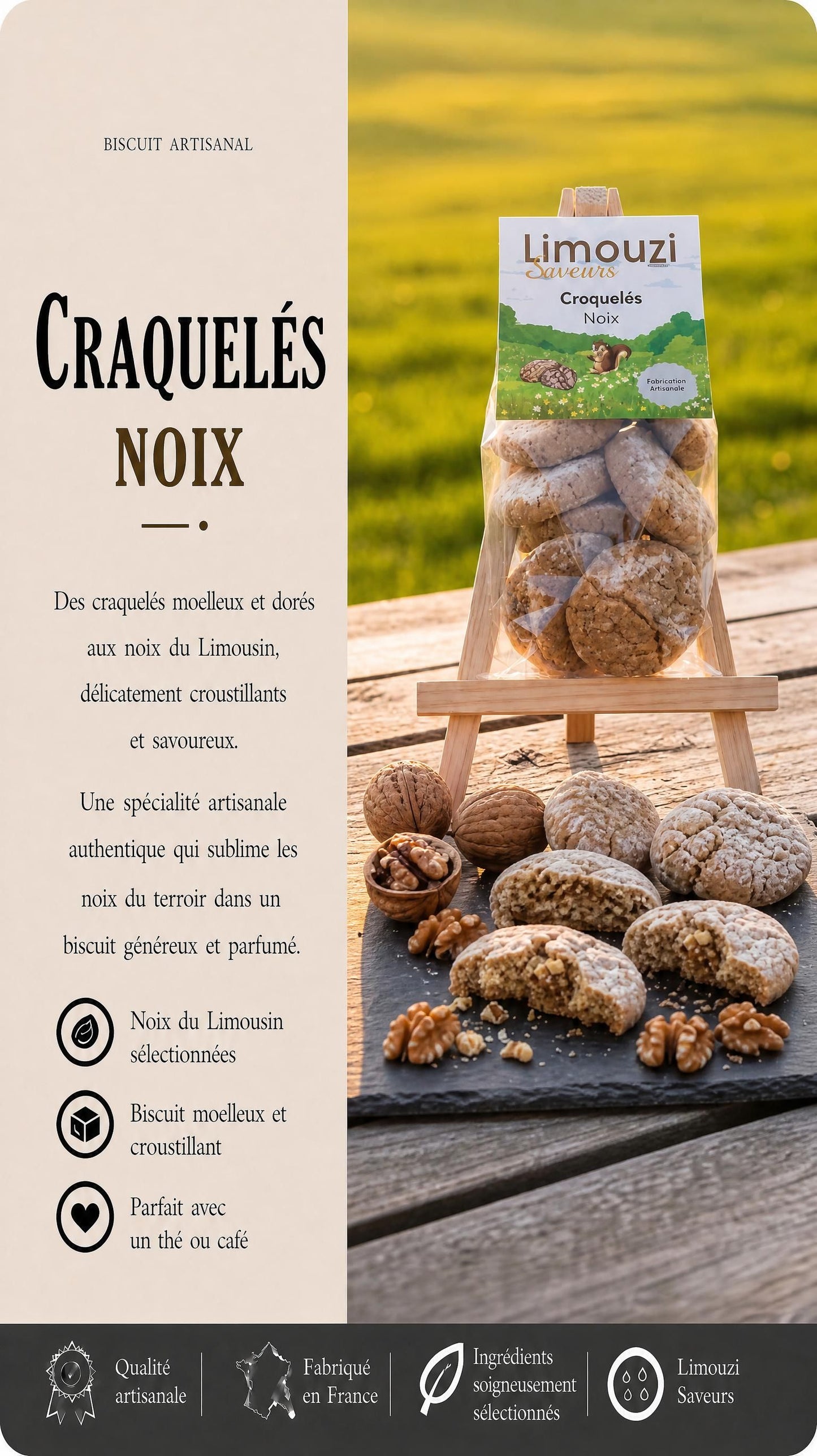 Craquelés Noix 150g