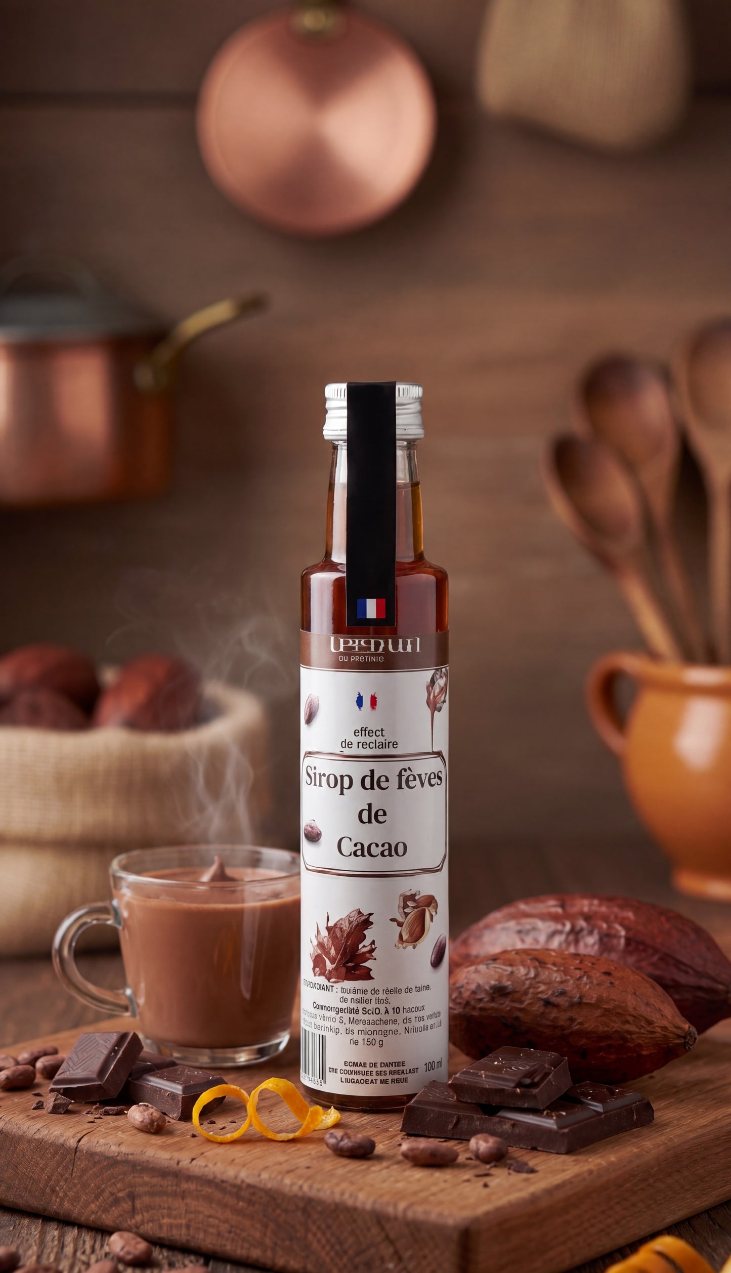 Sirops de fèves de cacao 25cl