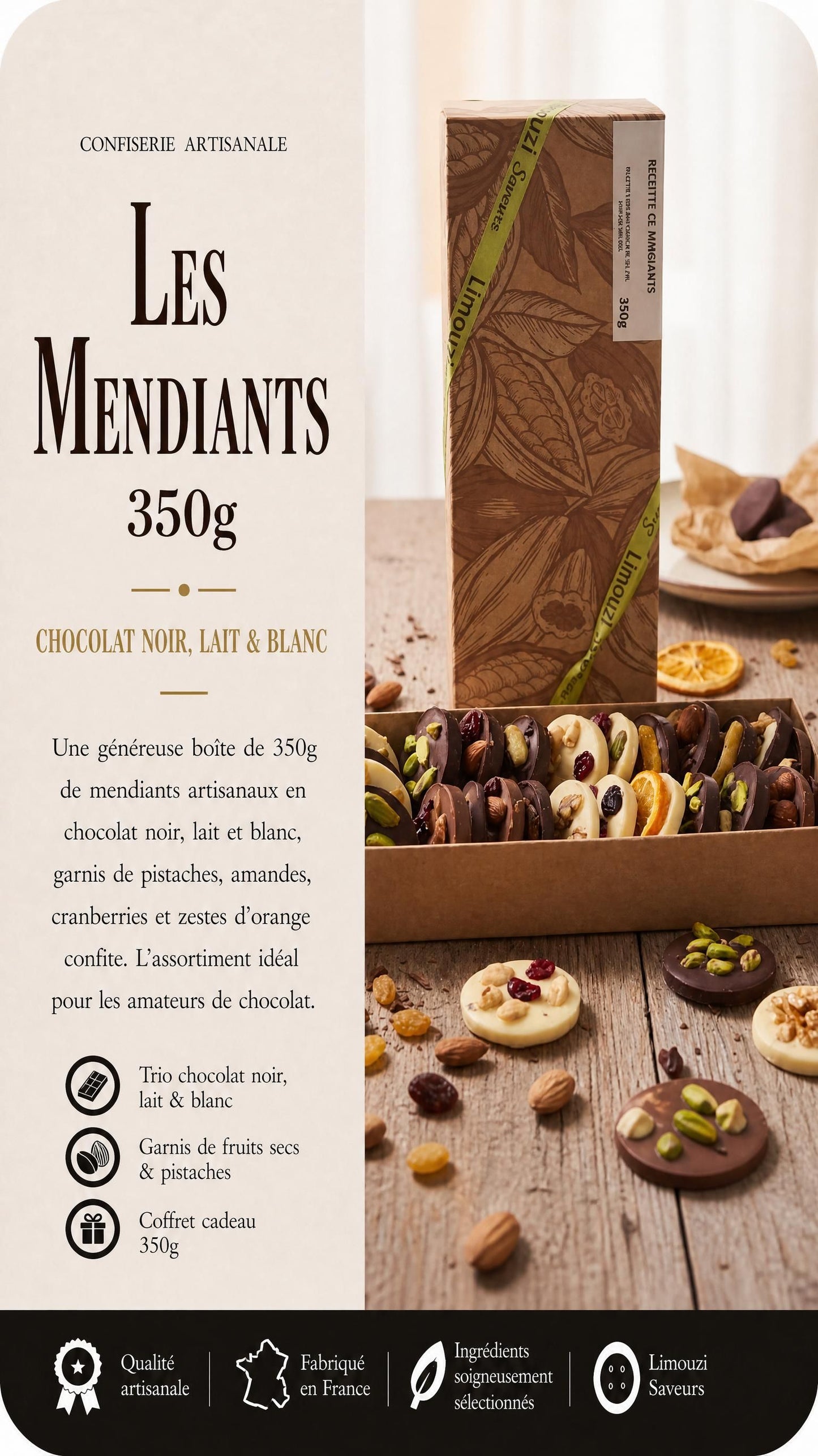 Coffret Mendiants XL 350g