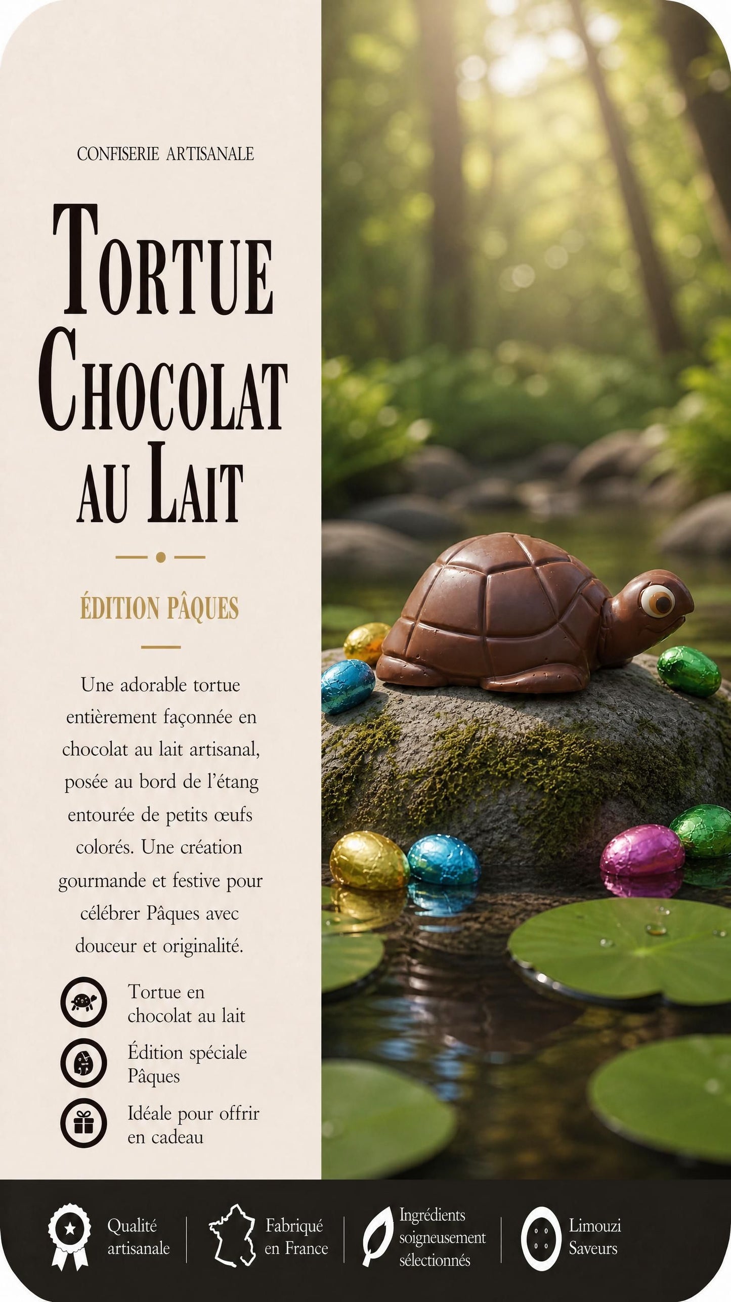 Tortue Lait 60g