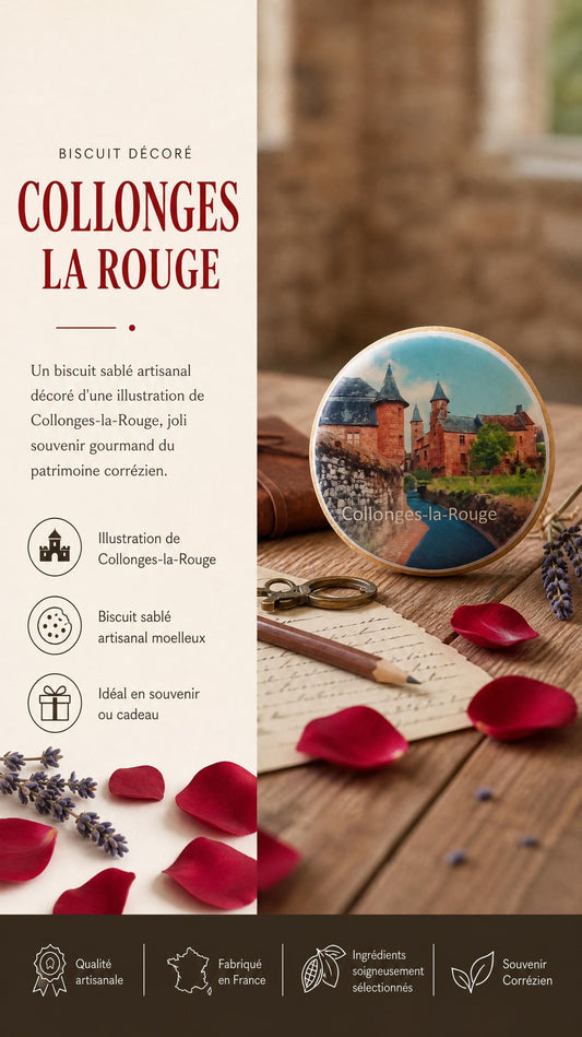 Biscuits Personnalisés "COLLONGES LA ROUGE"