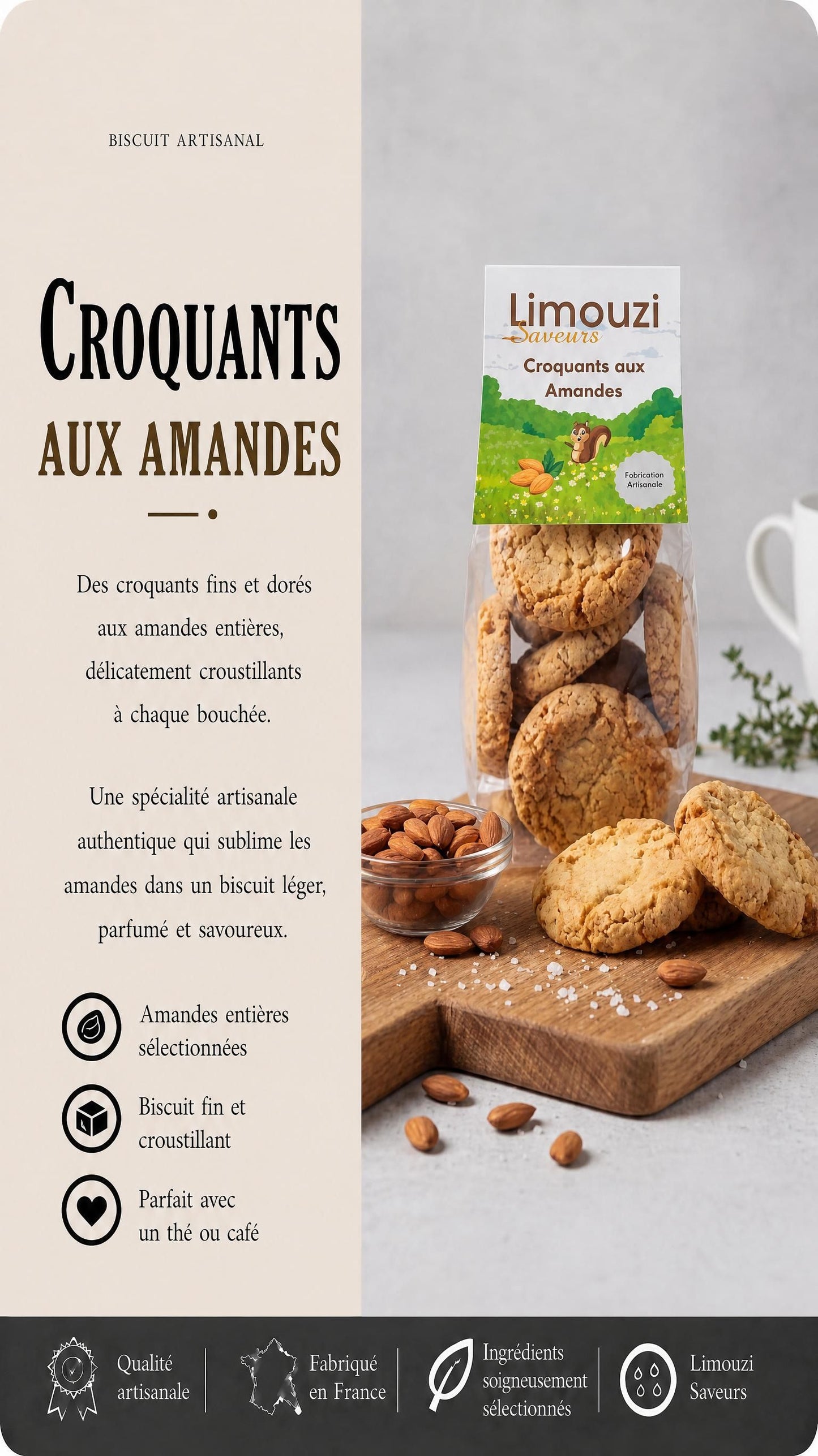 Croquant Amande 80G
