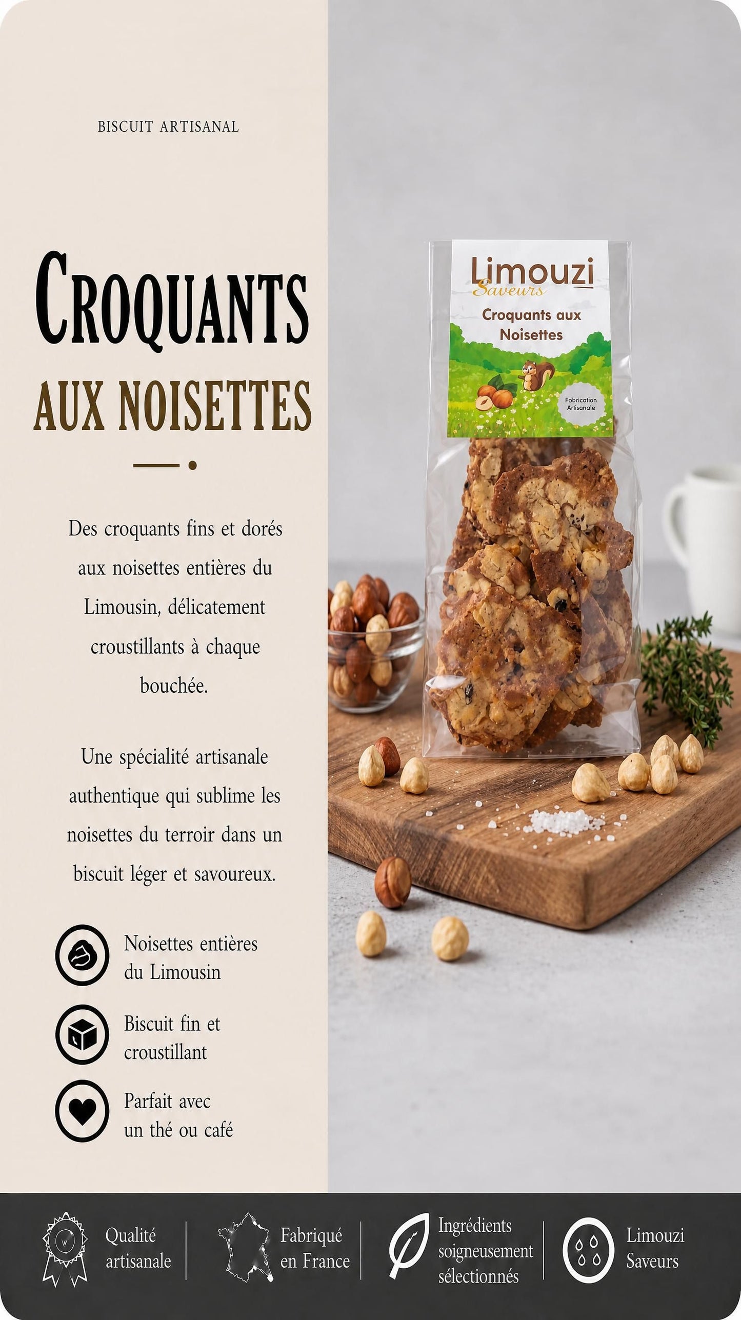 Croquant Noisette 80G