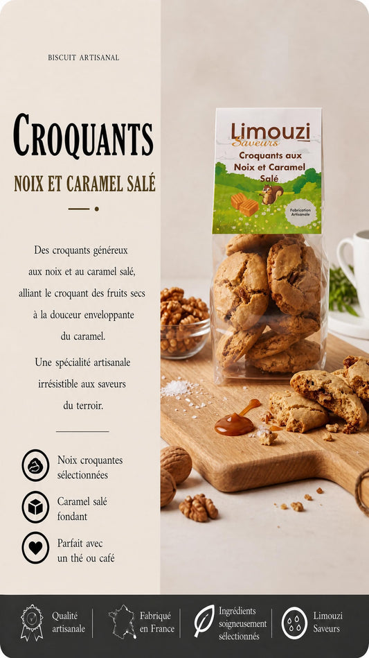 Croquant Noix Caramel Salé 80G