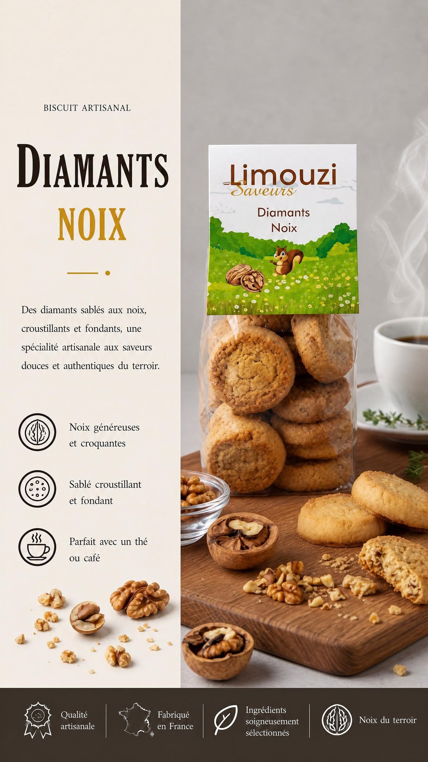 Diamants Noix 150g