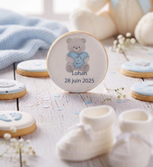 Biscuit sérigraphié "it's a boy"