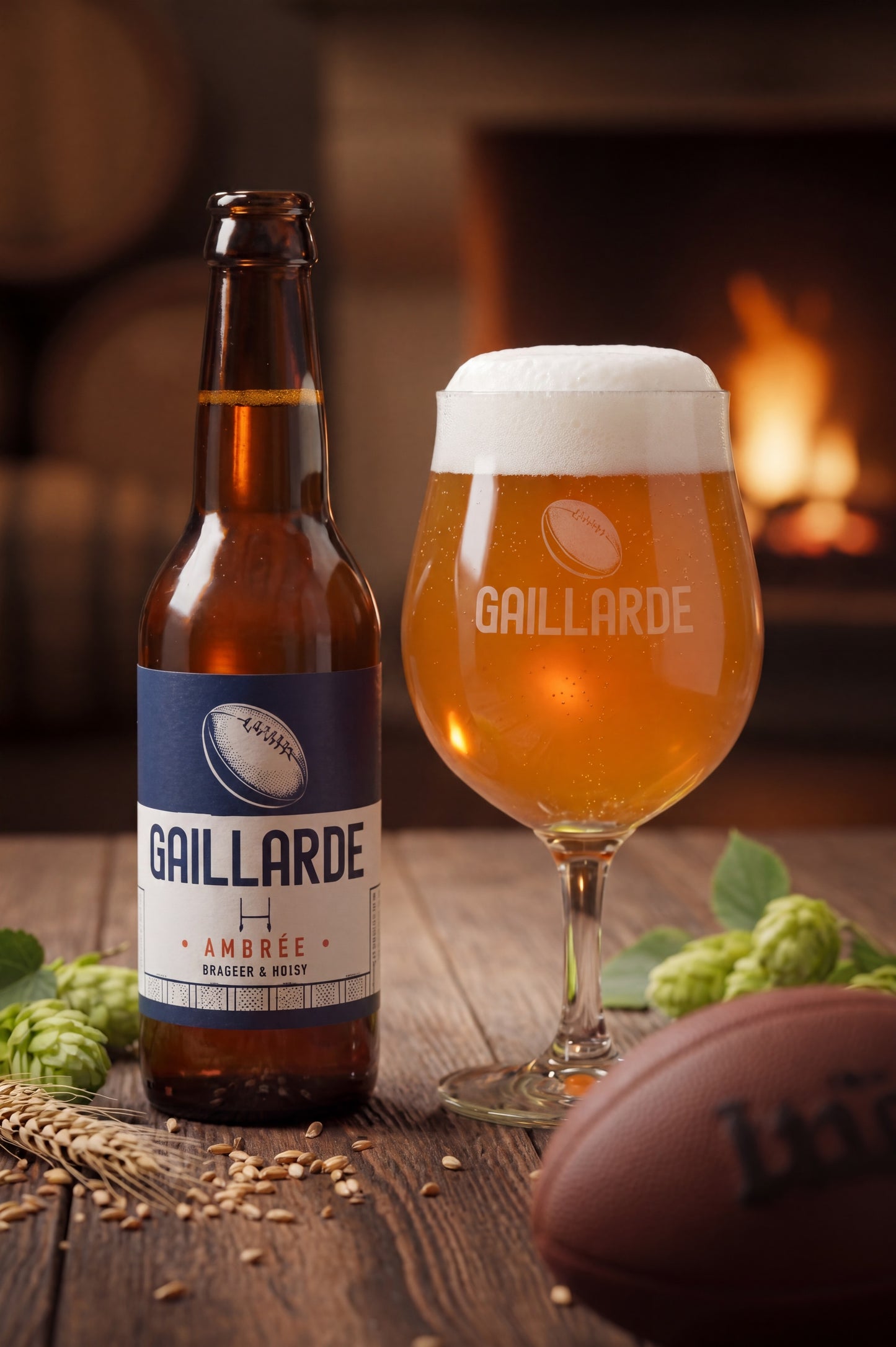 Bière Ambre La Gaillarde 33cl