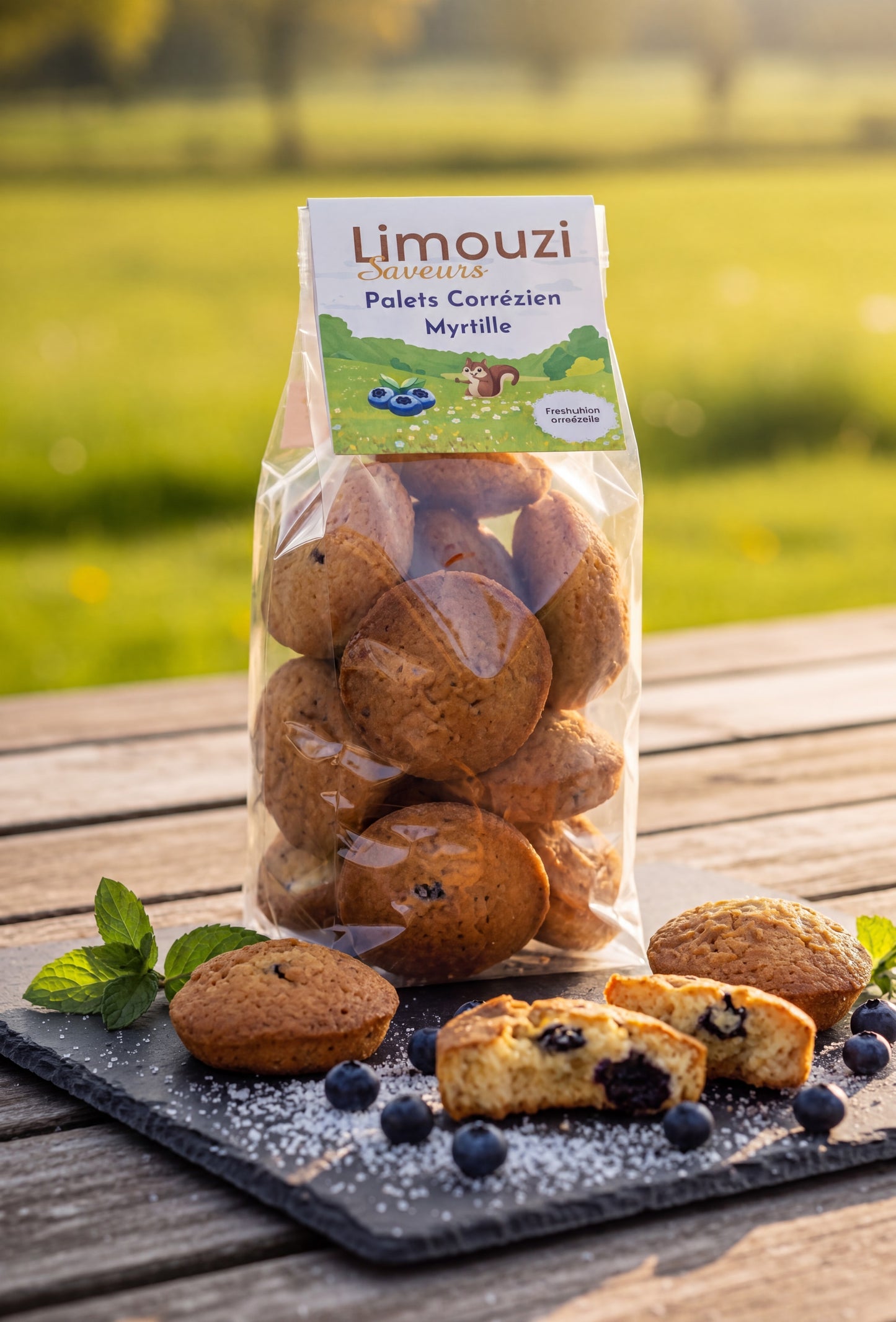 Palets Corréziens myrtille 150G