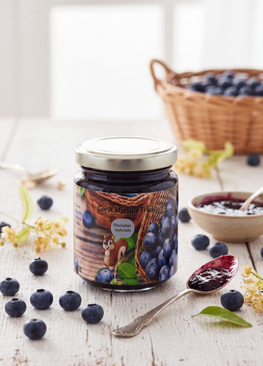 Confiture myrtille tilleul