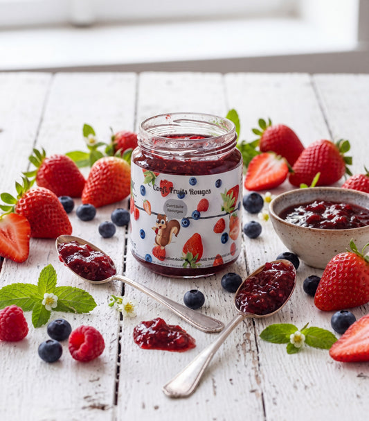 Confiture fruits rouges
