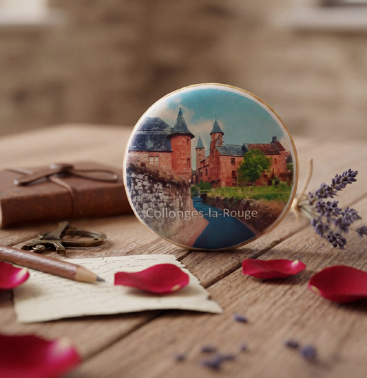 Biscuit sérigraphié "COLLONGES LA ROUGE"