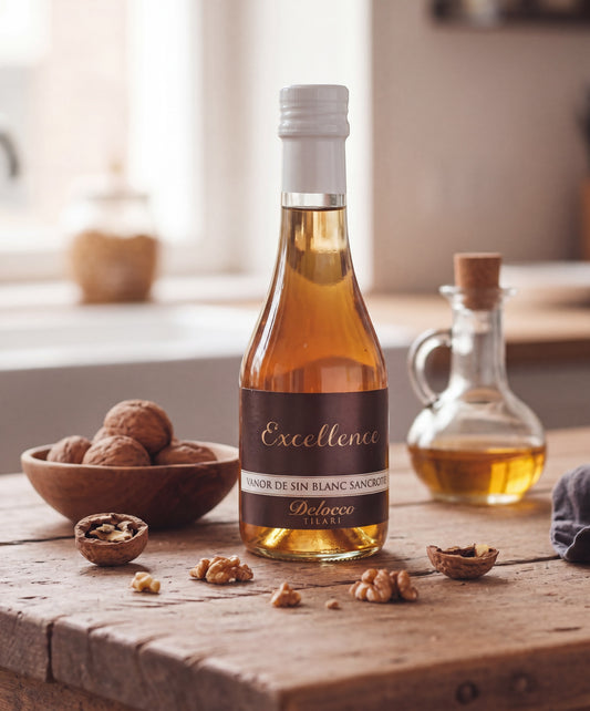 Vinaigre de vin blanc saveurs noix 25cl