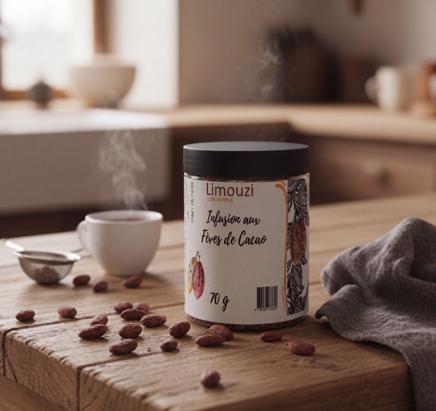 Infusion féves de cacao 70g