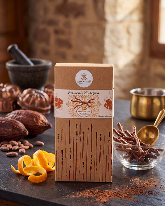 Sarments Corrézien Chocolat Lait 38% Orange