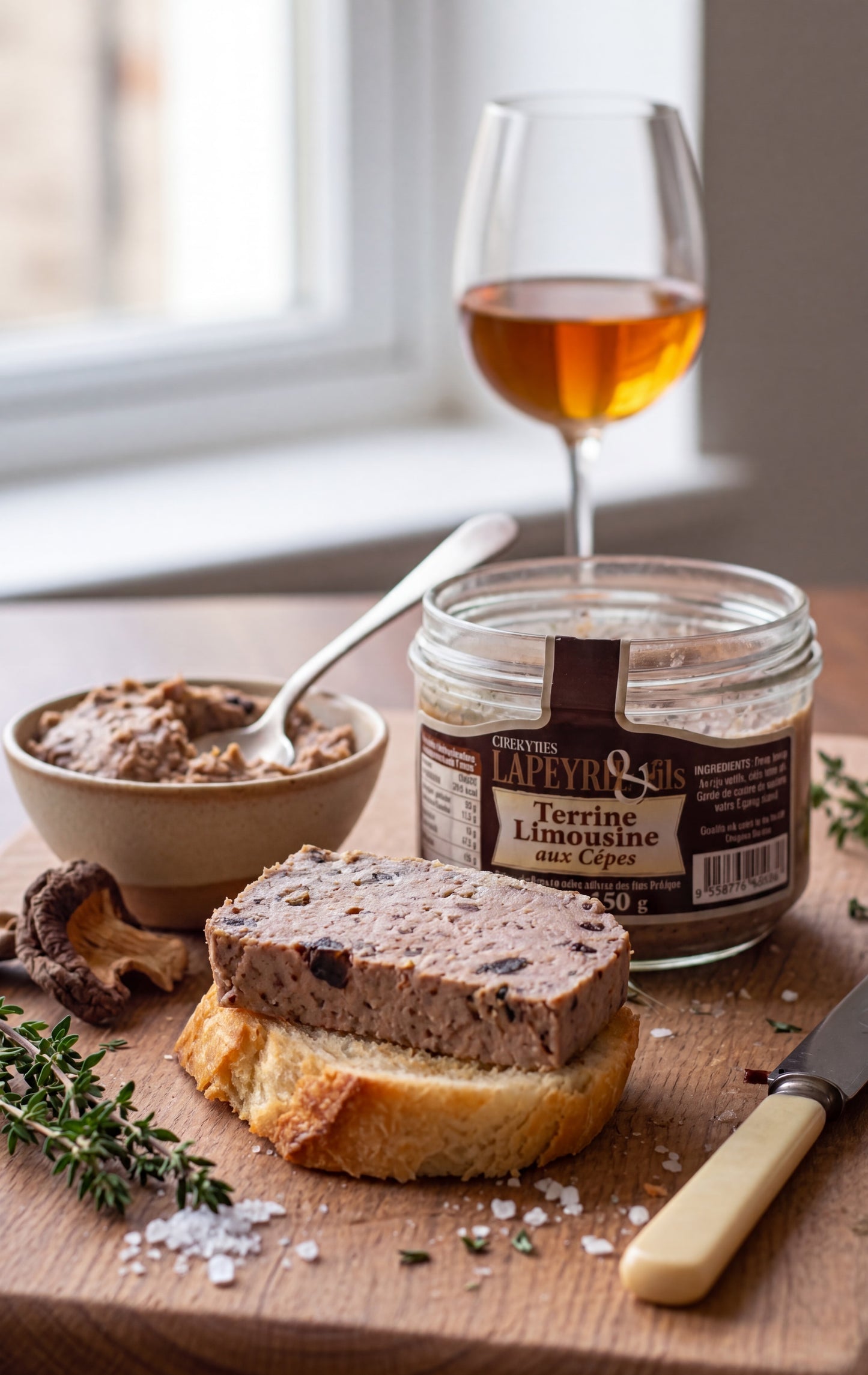 Terrine limousine aux cèpes