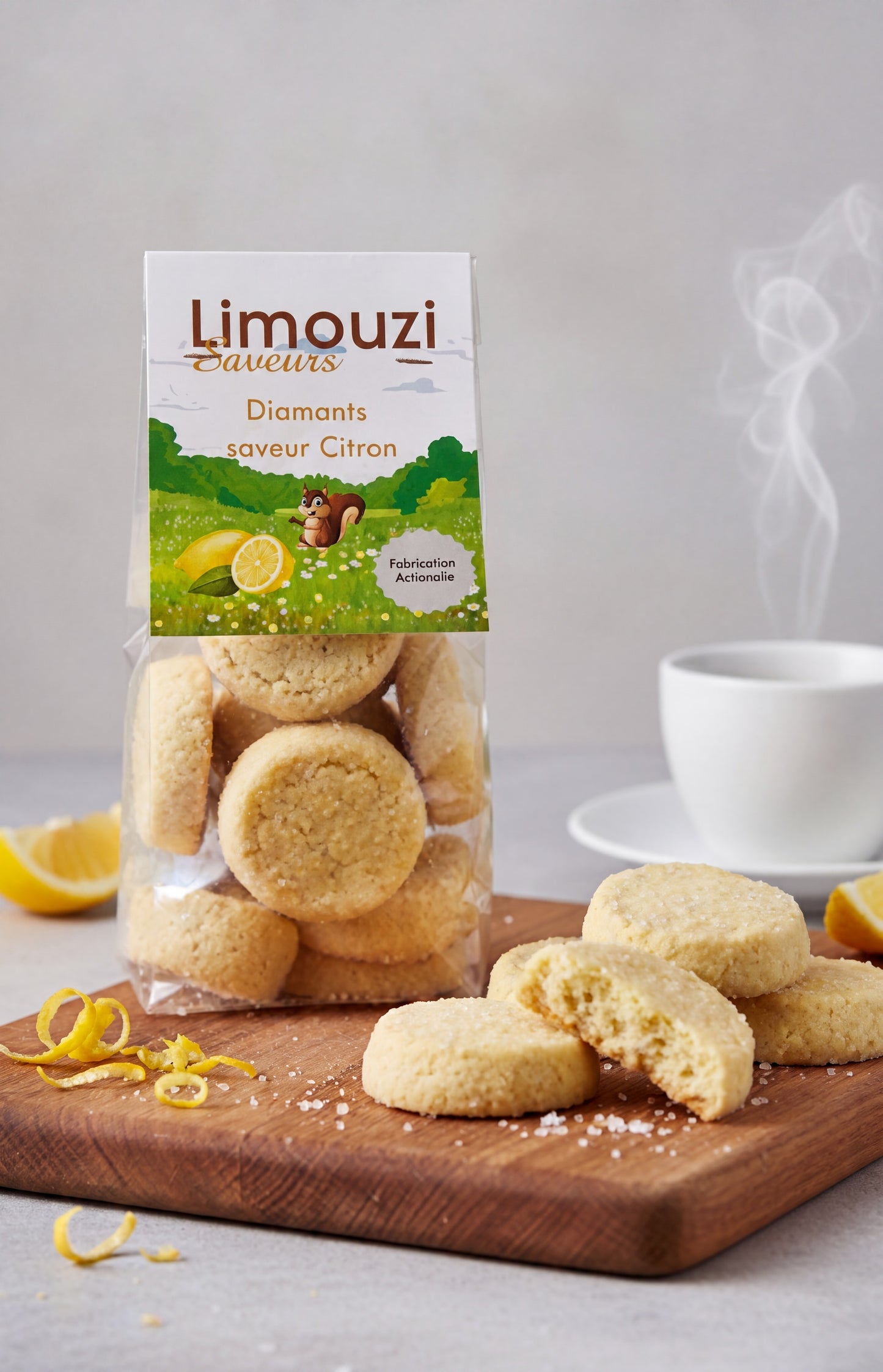 Diamants saveur citron 150G