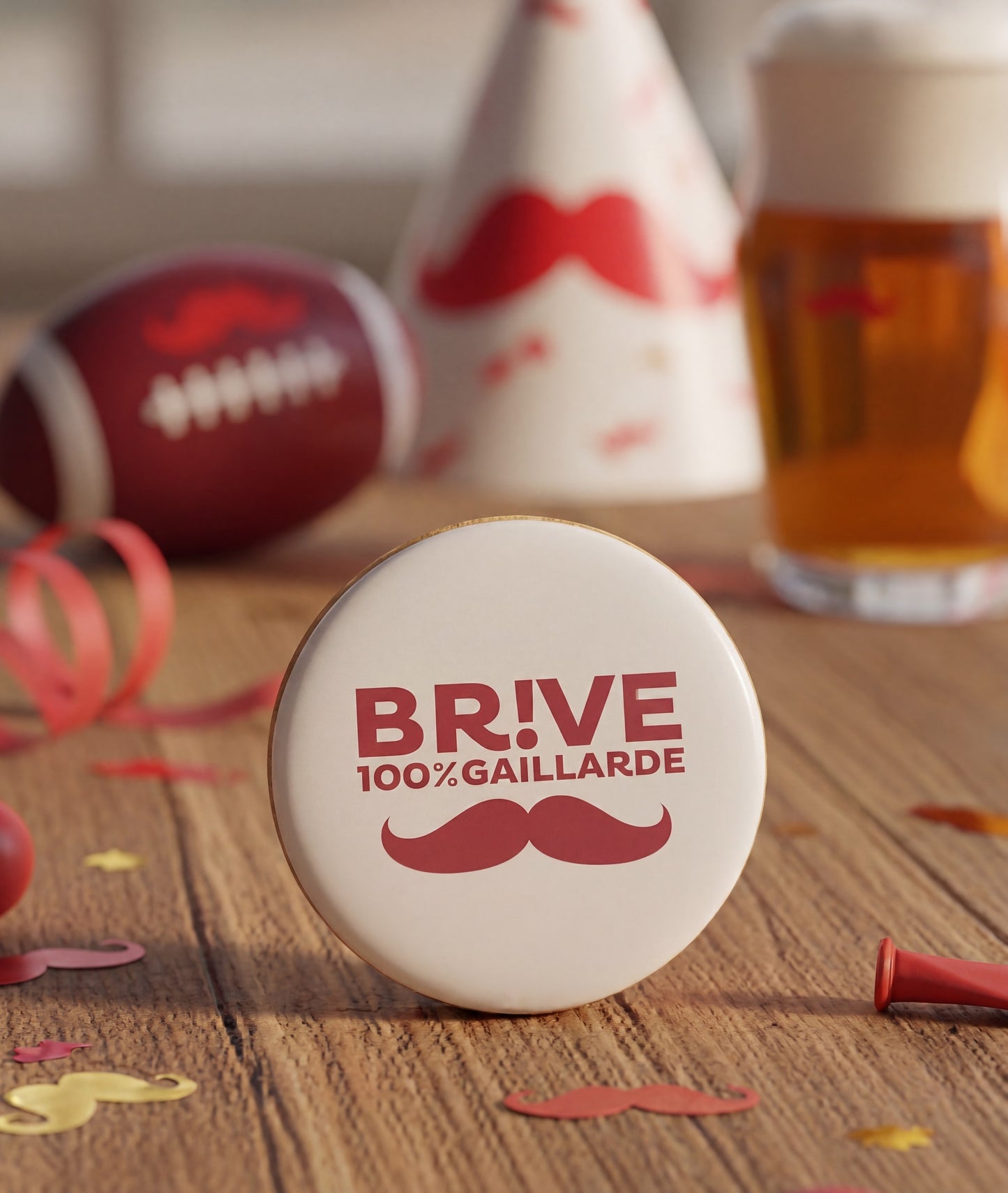 Biscuit sérigraphié "100% GAILLARDE"