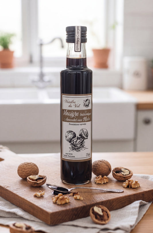 Vinaigre balsamique aromatisé aux noix 25cl