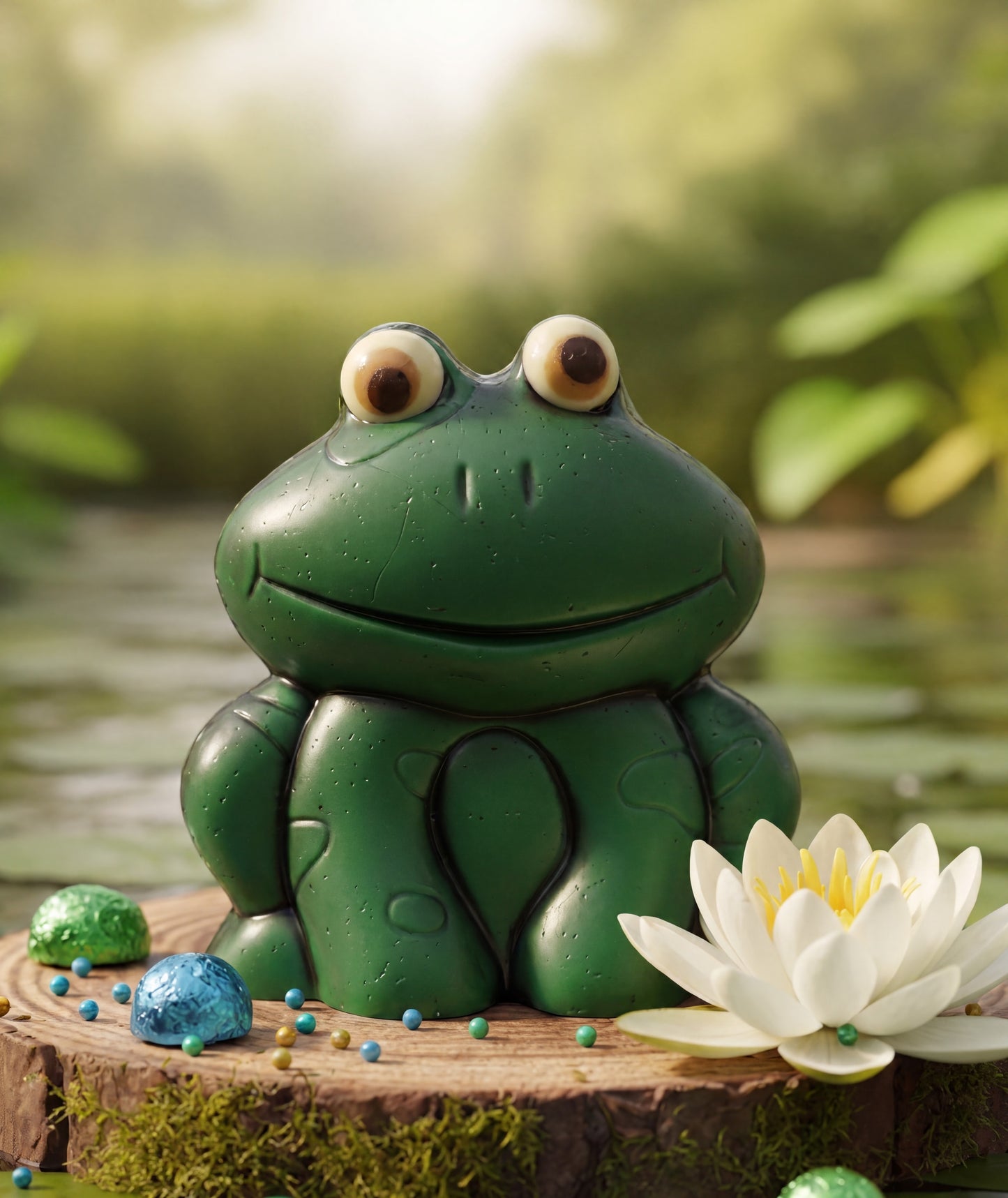 Grenouille chocolat noir