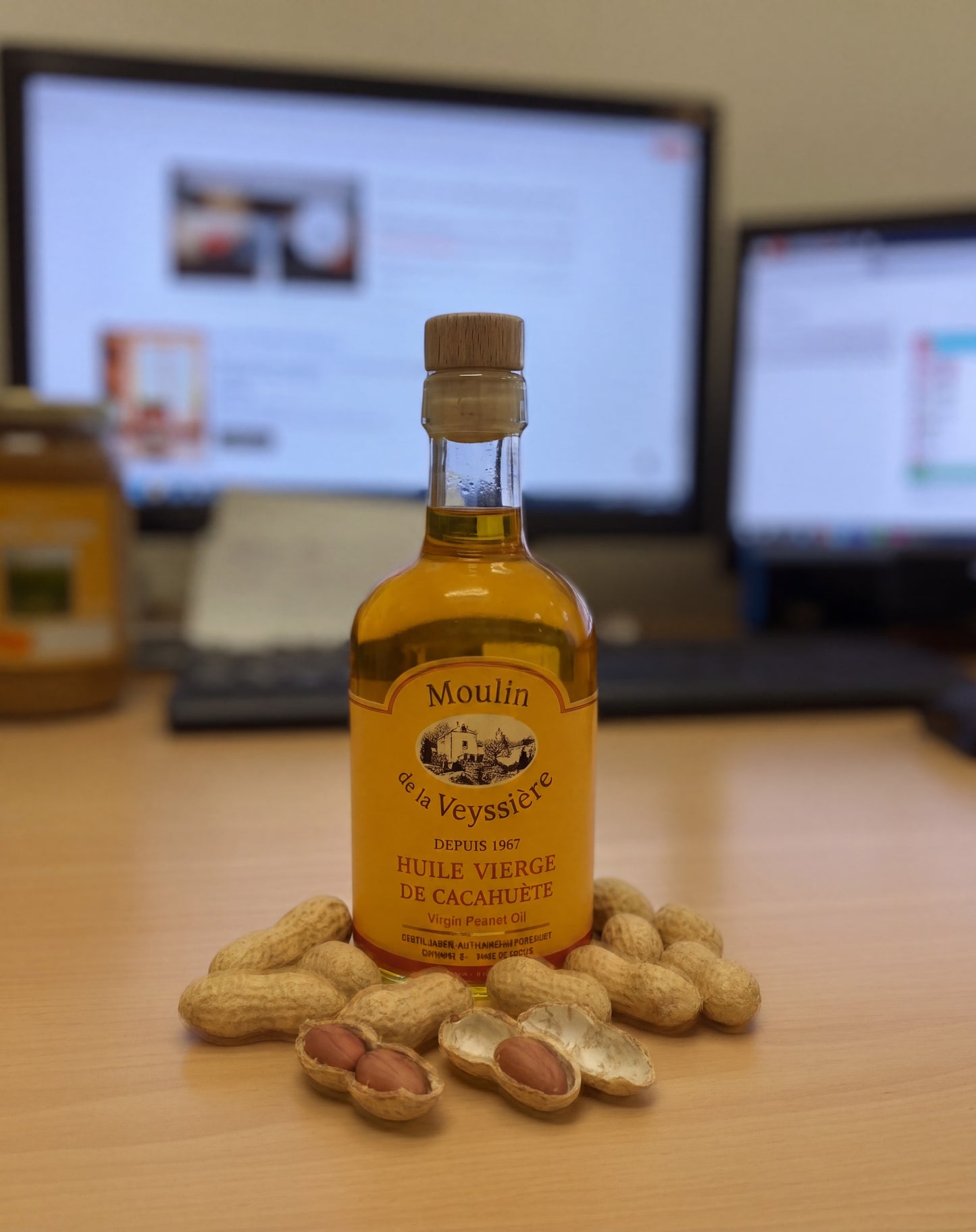 Huile vierge de cacahuète 100mL