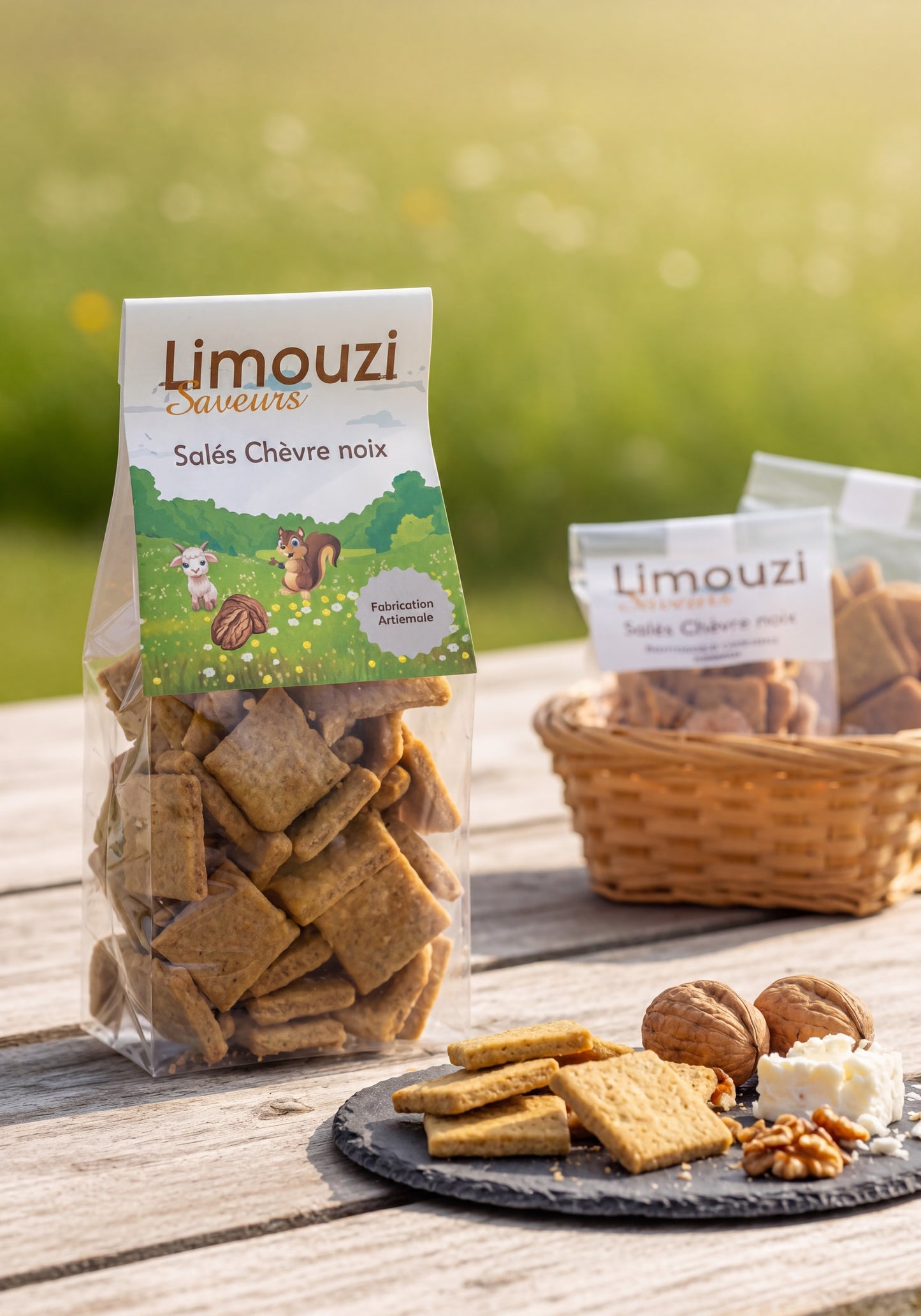 Salés chèvre noix 150G