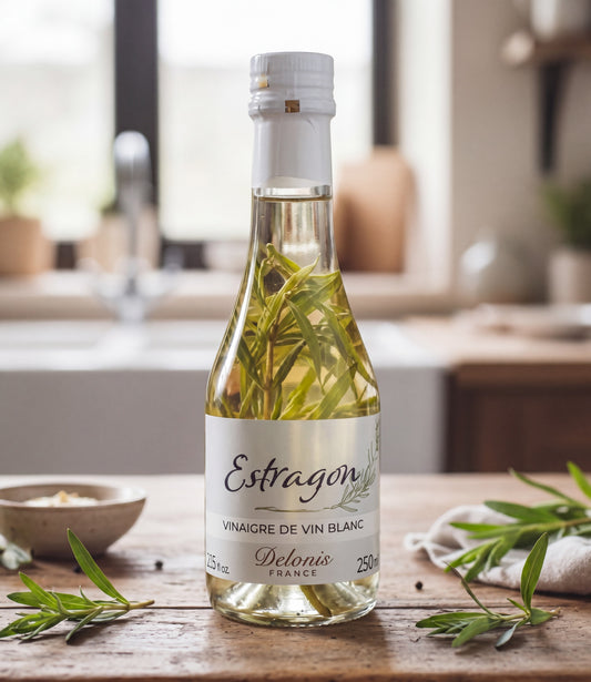 Vinaigre de vin blanc à l'estragon 25cl