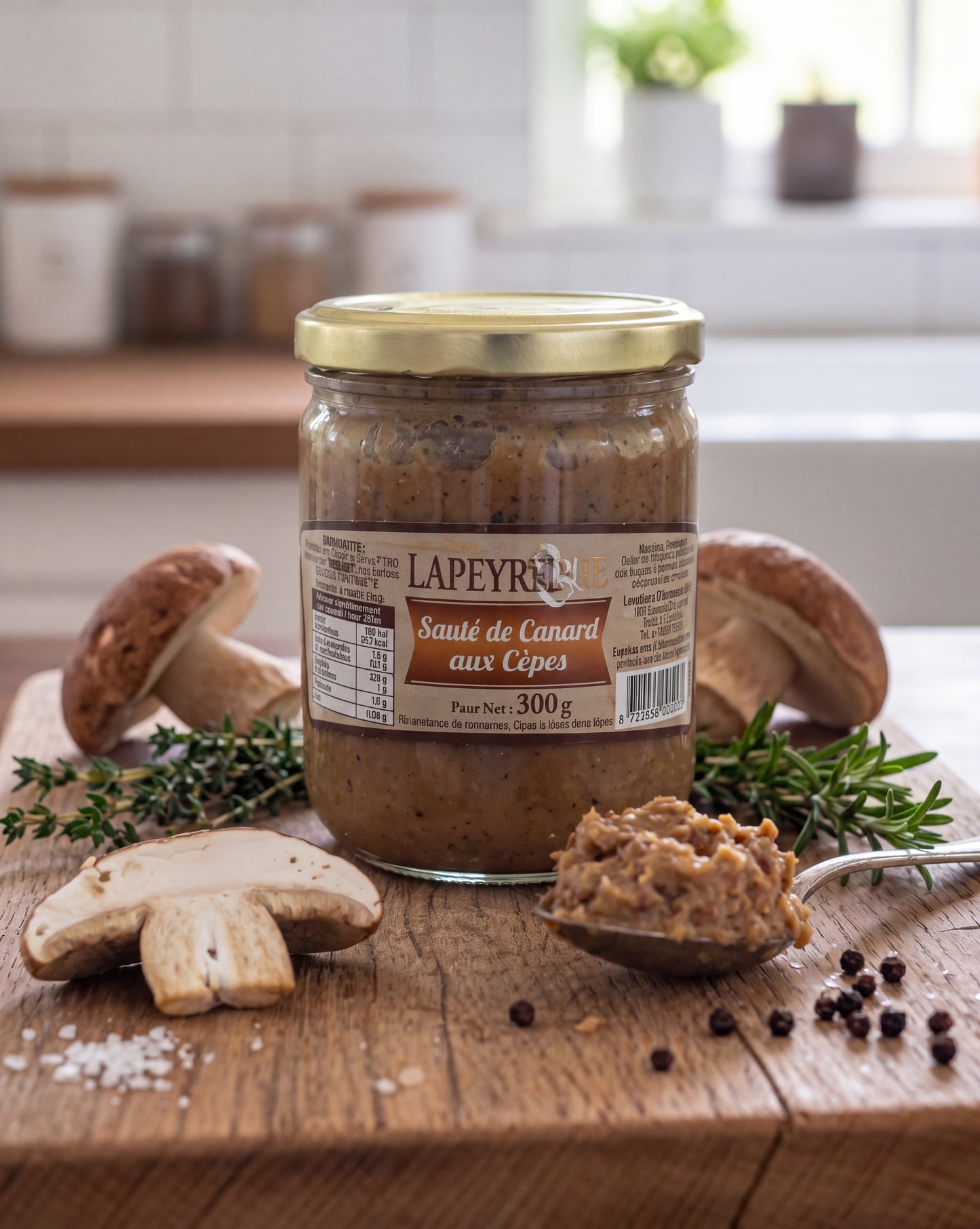 Sauté de canard aux cèpes