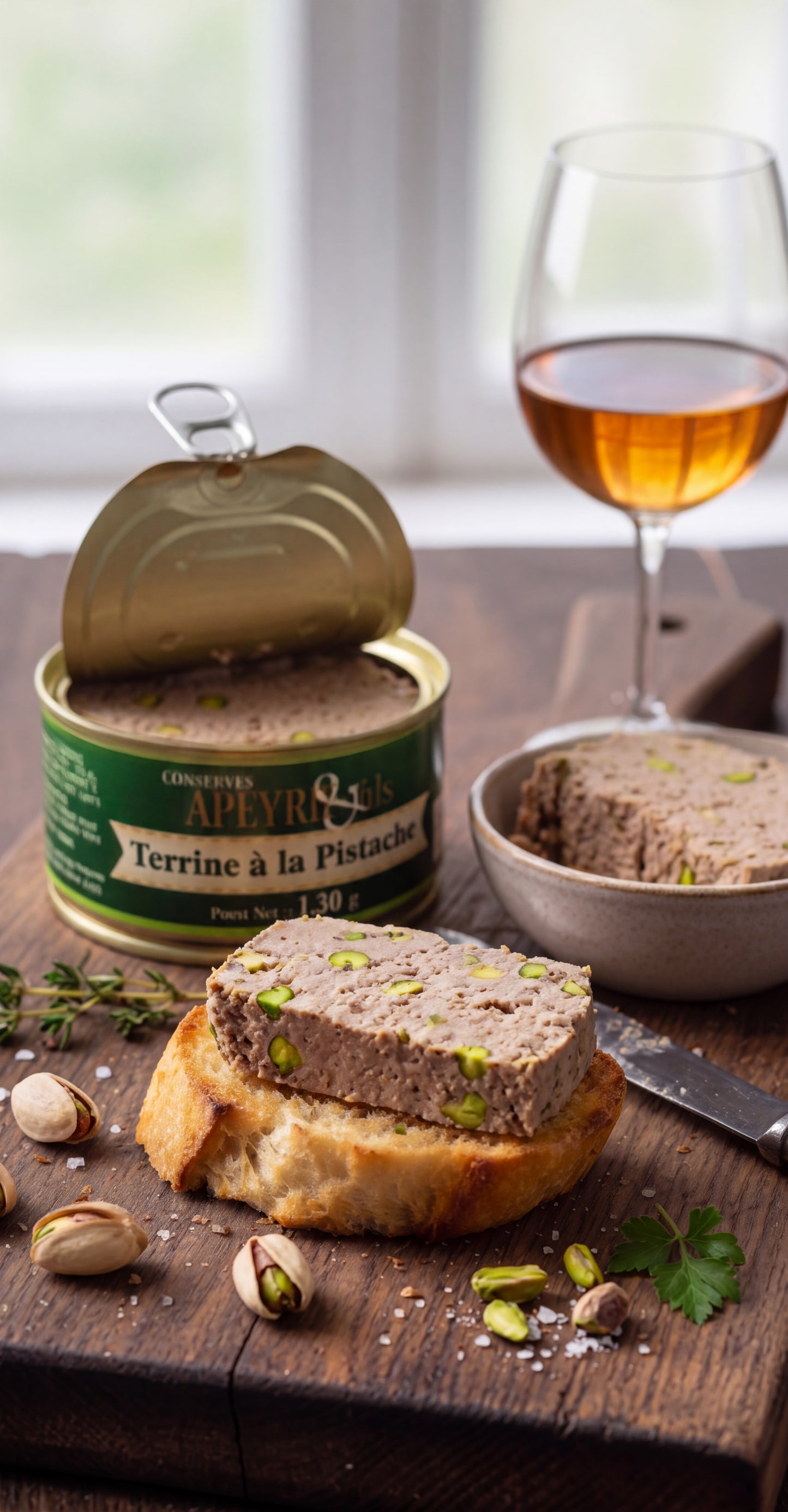 Terrine à la pistache
