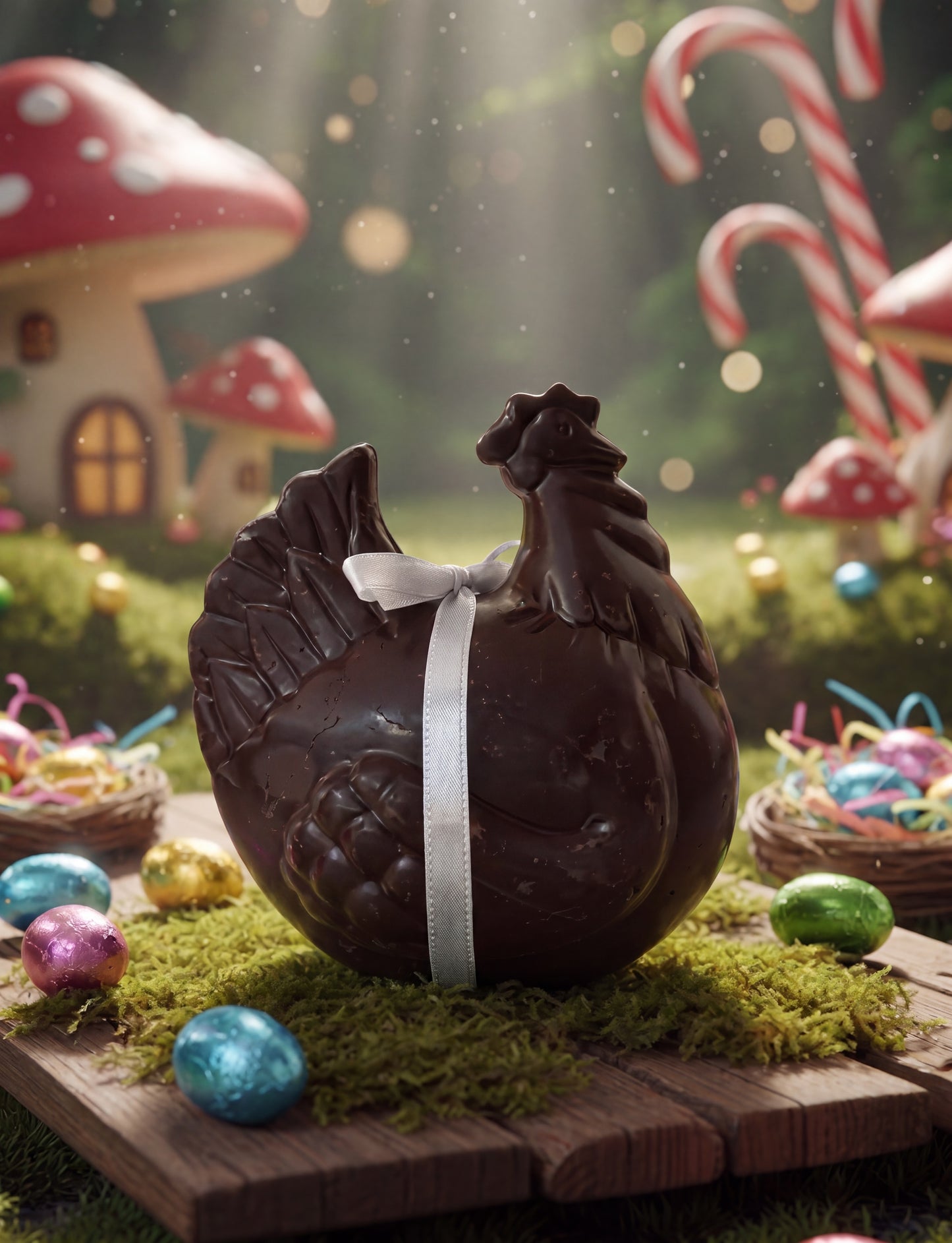 Poule noir garnie 120g