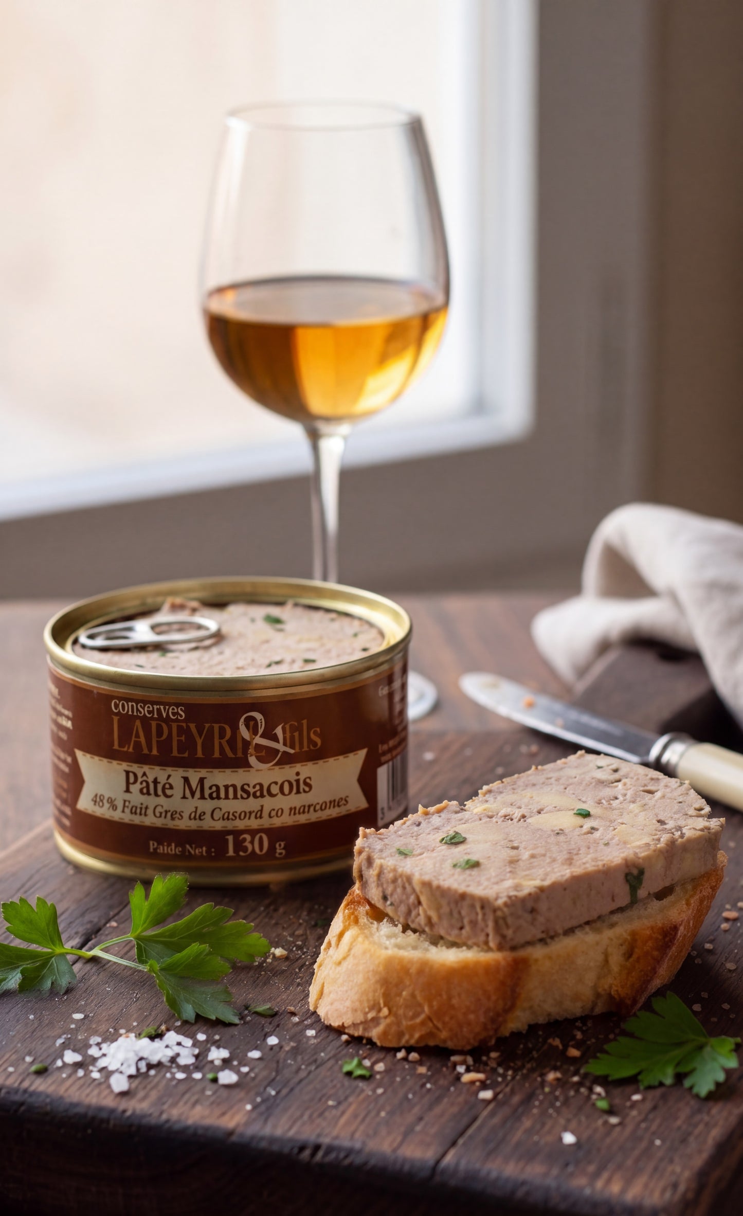 Pâté Mansacois 40% foie gras de Canard en morceaux