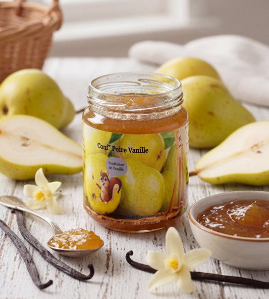 Confiture poire vanille