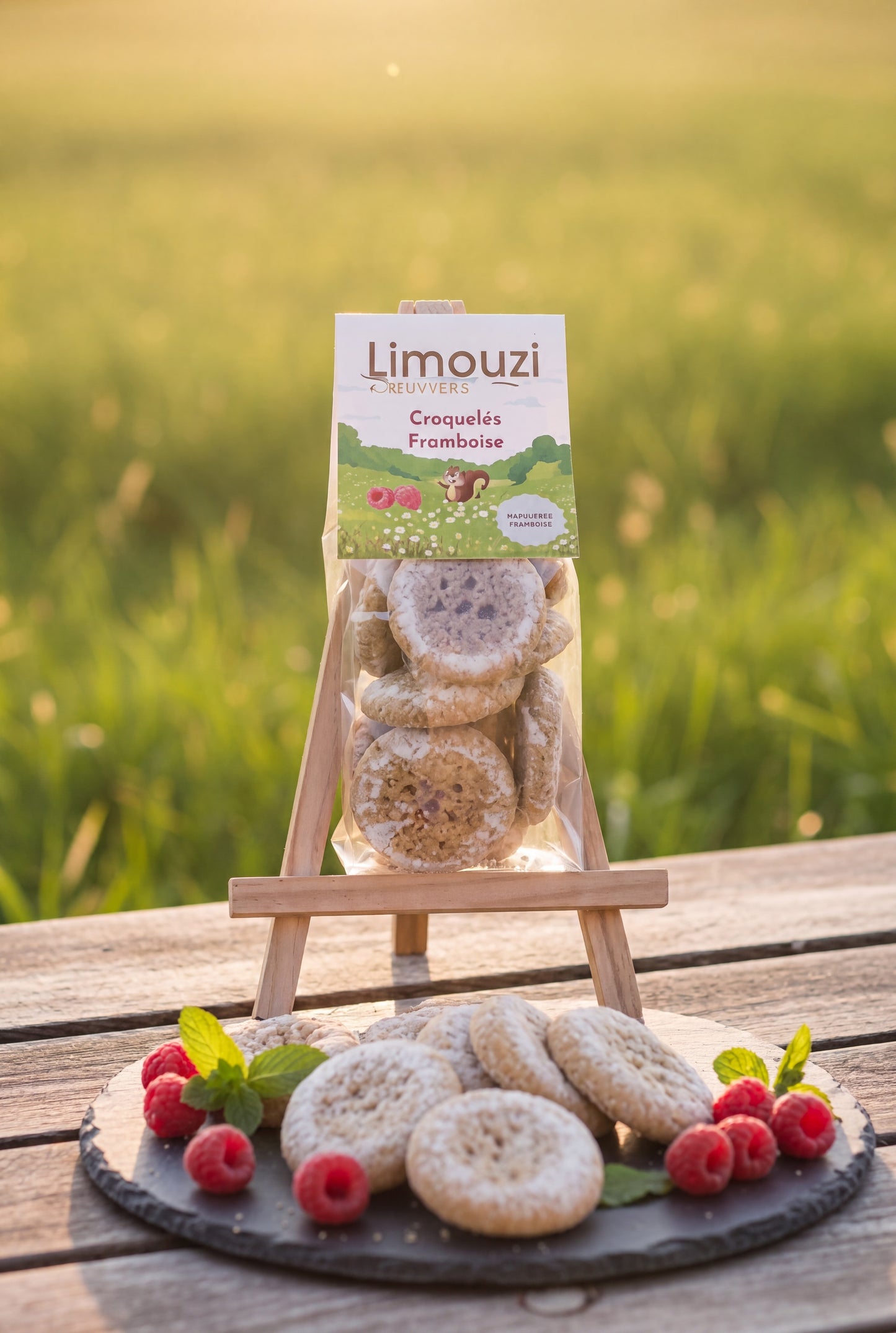 Craquelés framboise 150G