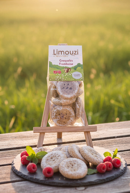 Craquelés framboise 150G