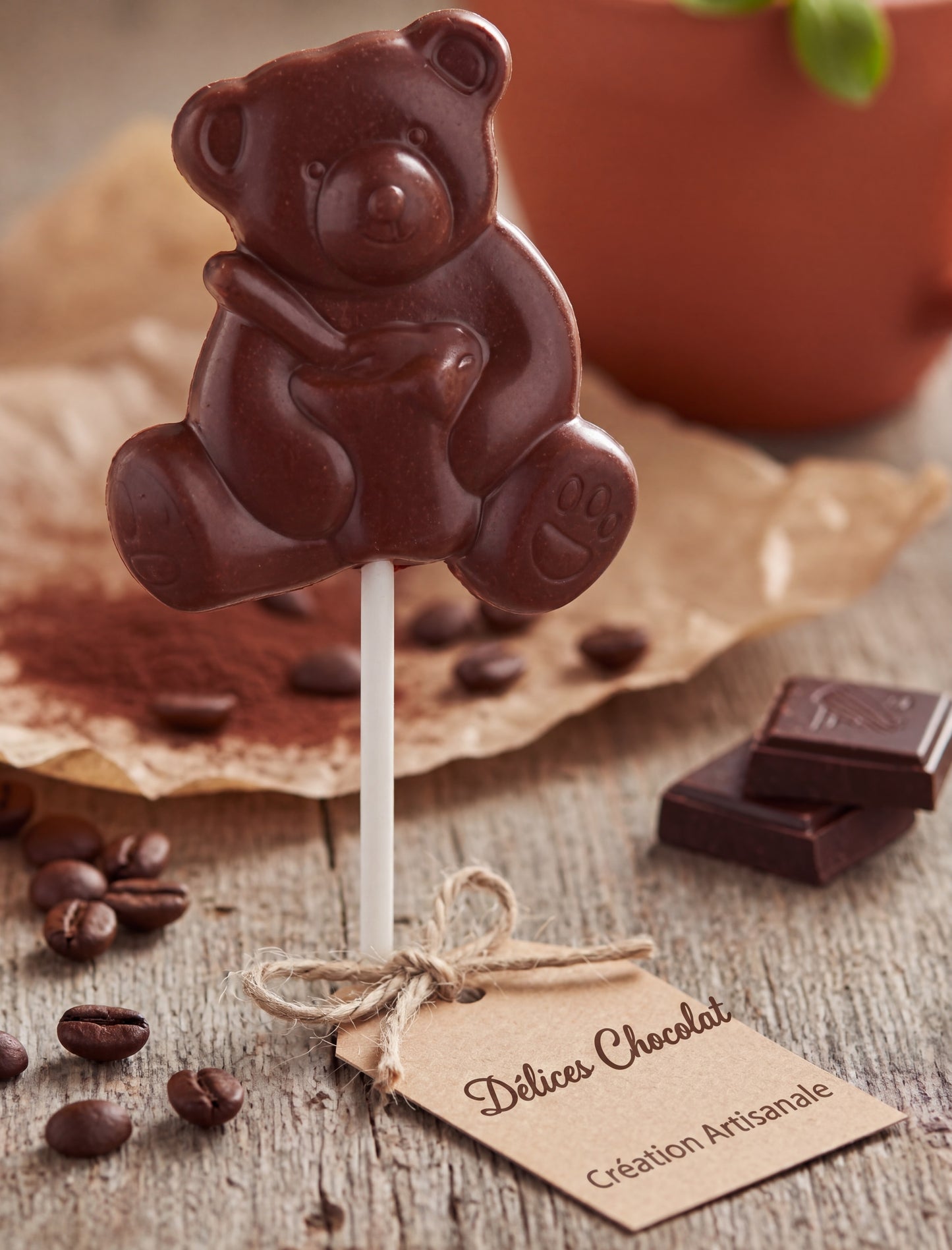 Sucettes Chocolat