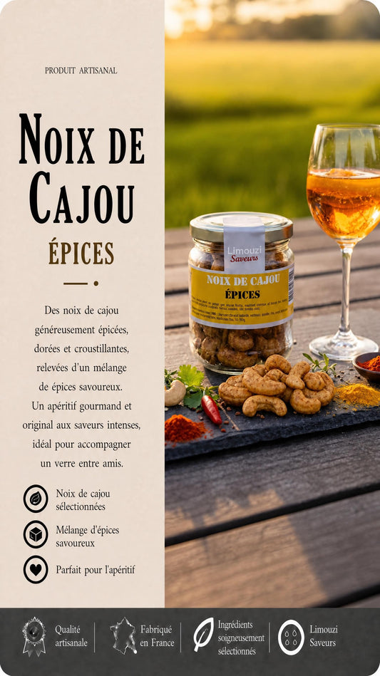 Noix de Cajou Épices 90g