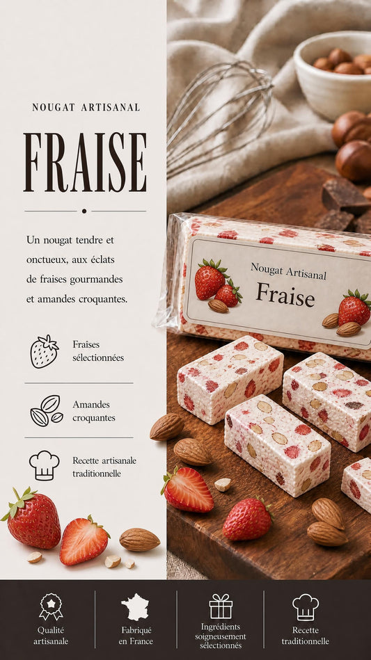 Nougat Fraise 100g