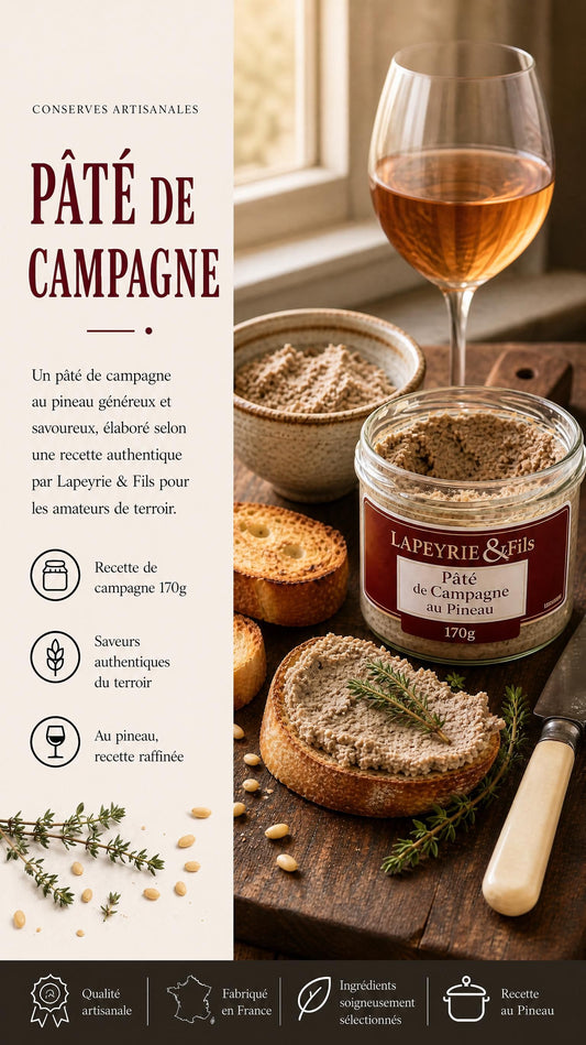 Pâté de Campagne au Pineau 170g