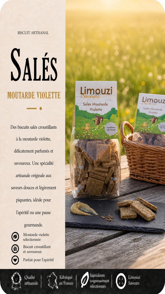 Salés  Moutarde Violette de Brive 150G