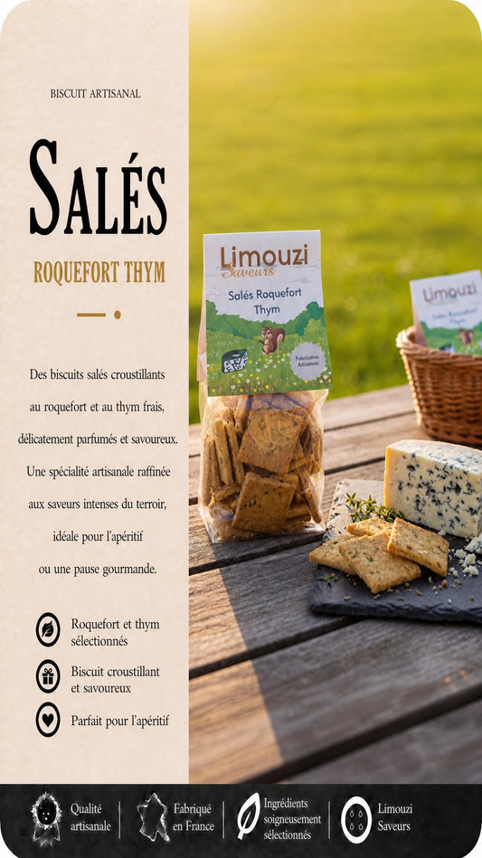 Salés Roquefort & Thym 150G